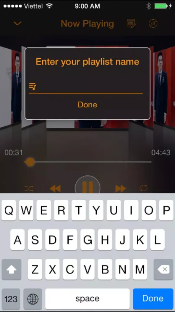 Tangkapan layar music player, video player