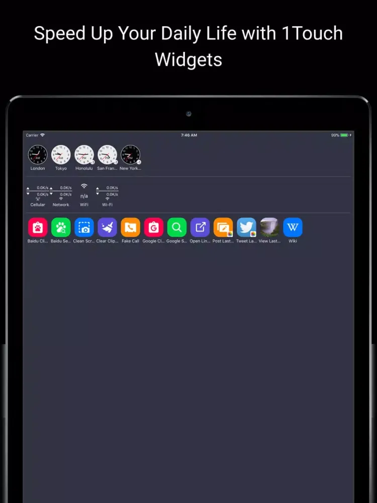 ภาพหน้าจอของ 1Touch - Speed Up Your Life iPad 