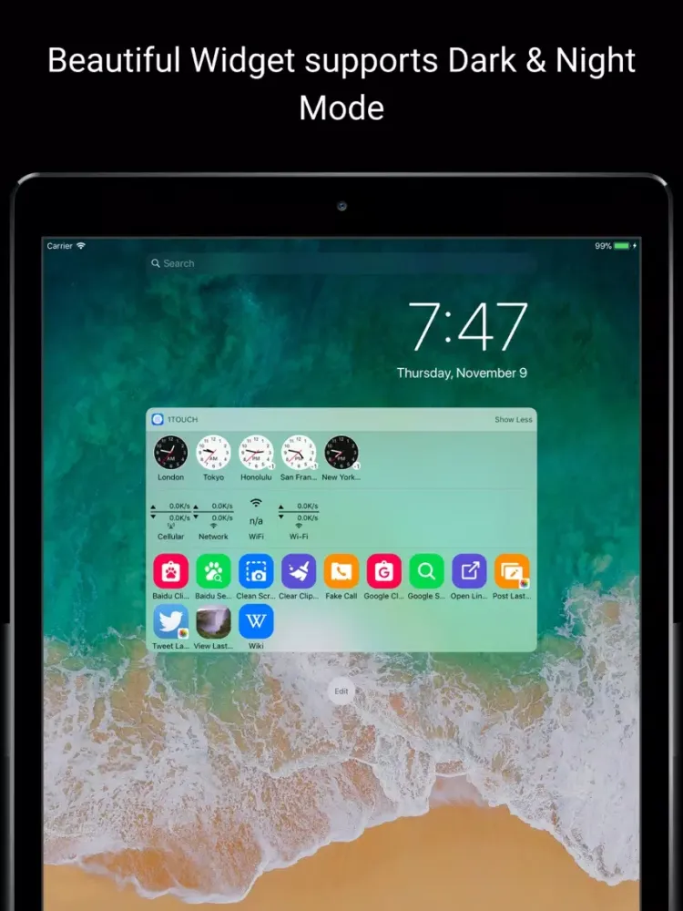 ภาพหน้าจอของ 1Touch - Speed Up Your Life iPad 