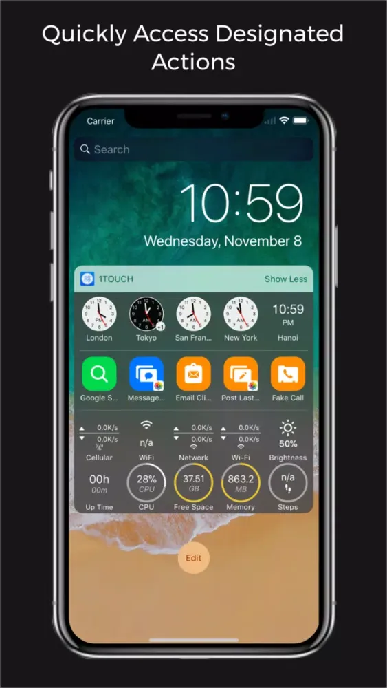 ภาพหน้าจอของ 1Touch - Speed Up Your Life