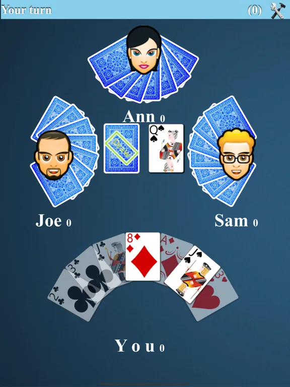 Crazy Eights Card Game iPad 应用截图
