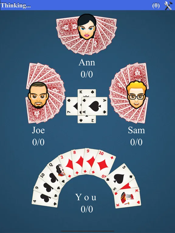 Ảnh chụp màn hình của Hearts Card Game* iPad 