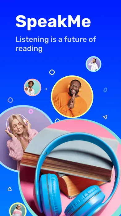 Capturas de tela do SpeakMe: Audio Text Reader