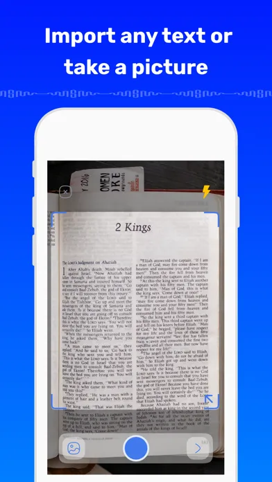 Capturas de tela do SpeakMe: Audio Text Reader