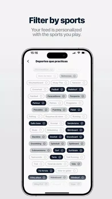 Sports Buddy App Screenshots