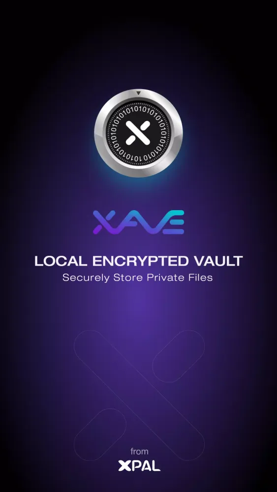 Xave: Encrypted Data Vault Screenshots