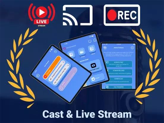 Ảnh chụp màn hình của AllShare Cast + iPad 