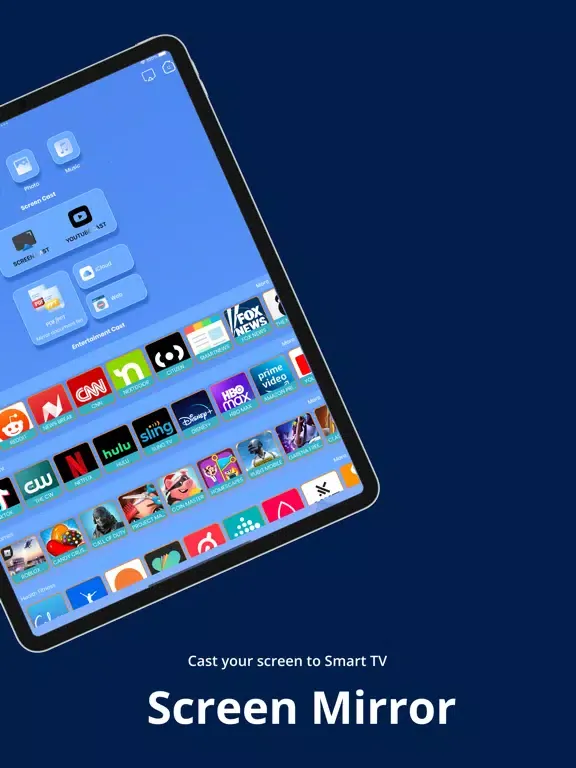 Ảnh chụp màn hình của AllShare Cast + iPad 