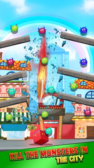 ภาพหน้าจอของ Blocks vs Monsters 3D