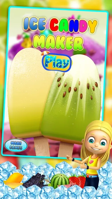 Ice candy fever cooking game - Cool Kids Food Chef Screenshots