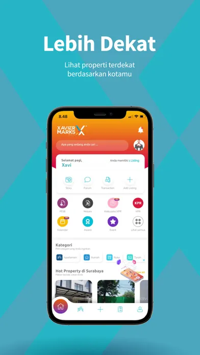 Tangkapan layar XMART Real Estate Technology