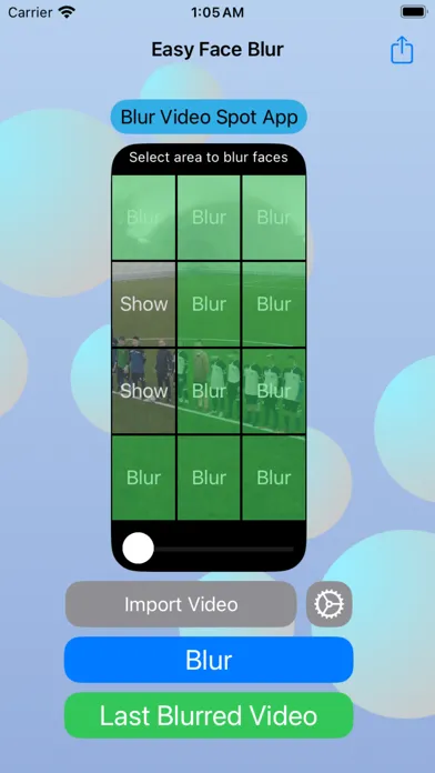 Ảnh chụp màn hình của Easy Face Blur