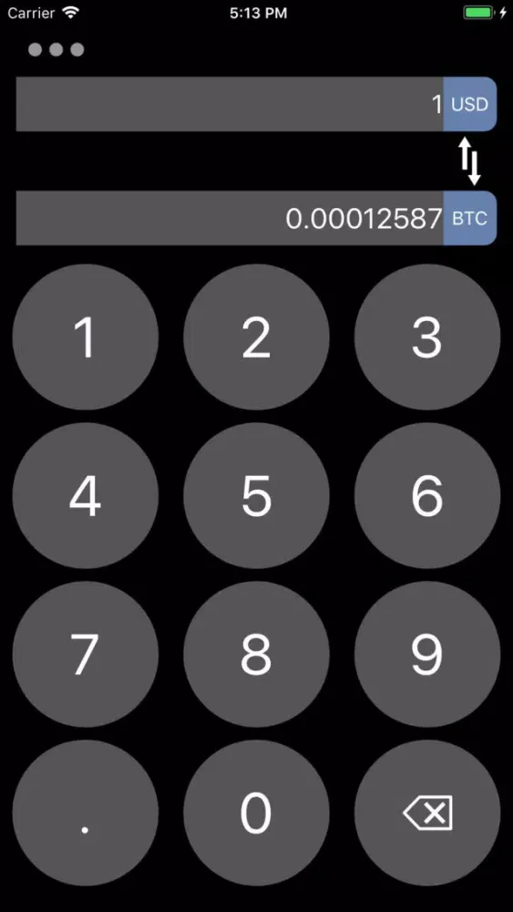 Bitcoin & Altcoin Converter Screenshots