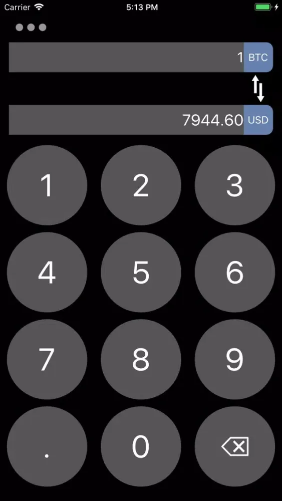 Bitcoin & Altcoin Converter Screenshots