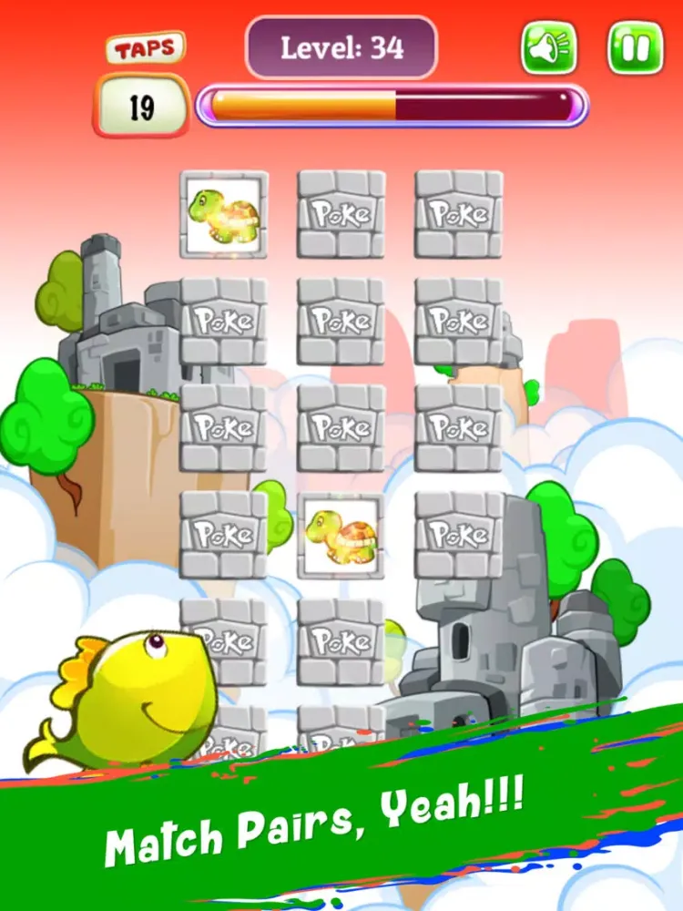 Zrzuty ekranu Match Pairs for Pokemon iPad 