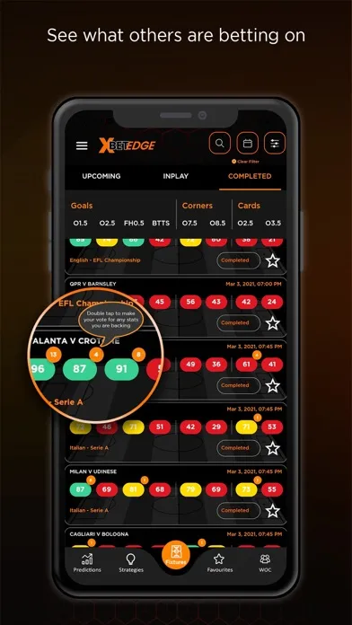 XBet Edge: Football Statistics स्क्रीनशॉट