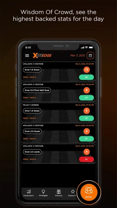 XBet Edge: Football Statistics स्क्रीनशॉट