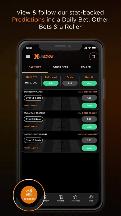 XBet Edge: Football Statistics स्क्रीनशॉट