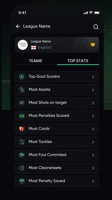 Captures d'écran de Player Edge Player Statistics