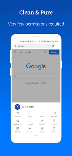 Zrzuty ekranu XBrowser - Mini & Super fast