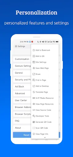 Zrzuty ekranu XBrowser - Mini & Super fast