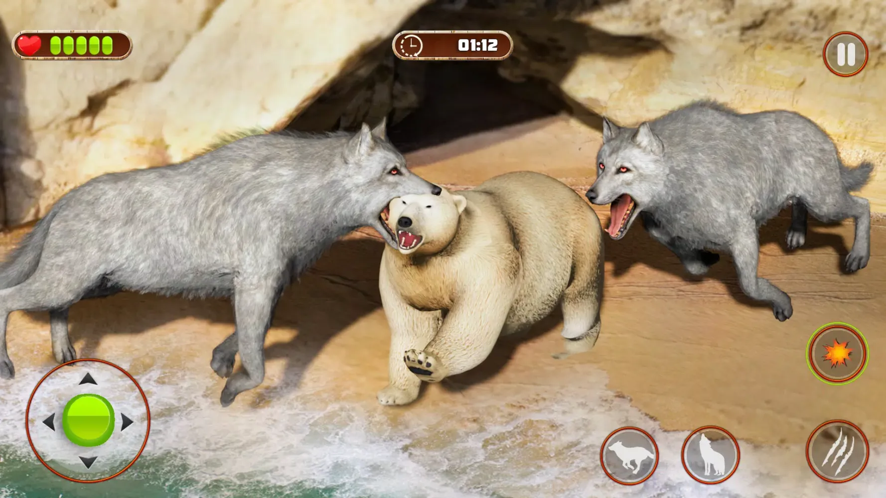 Wolf Game: Wild Animal Sim 3D Screenshots