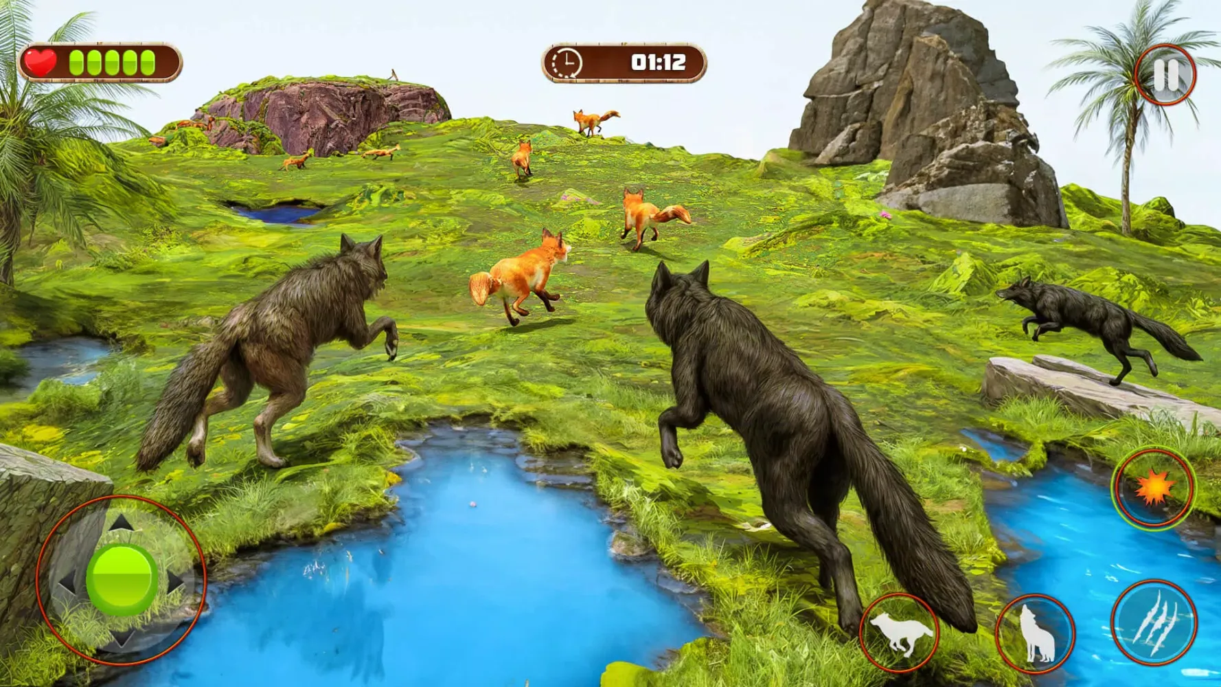 Wolf Game: Wild Animal Sim 3D Screenshots