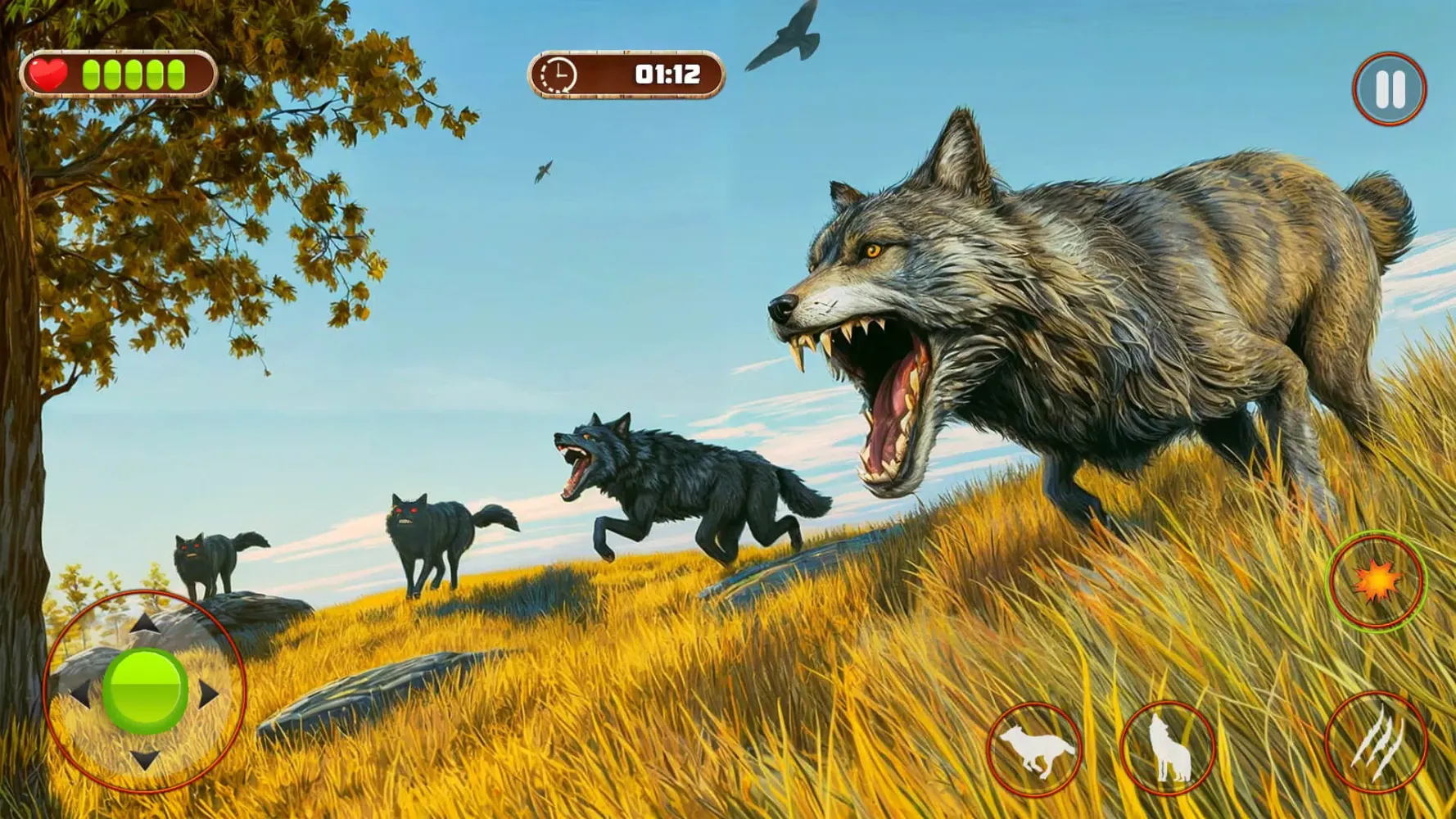 Wolf Game: Wild Animal Sim 3D Screenshots
