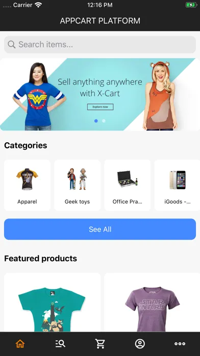 Скриншоты AppCart — Mobile Shopping