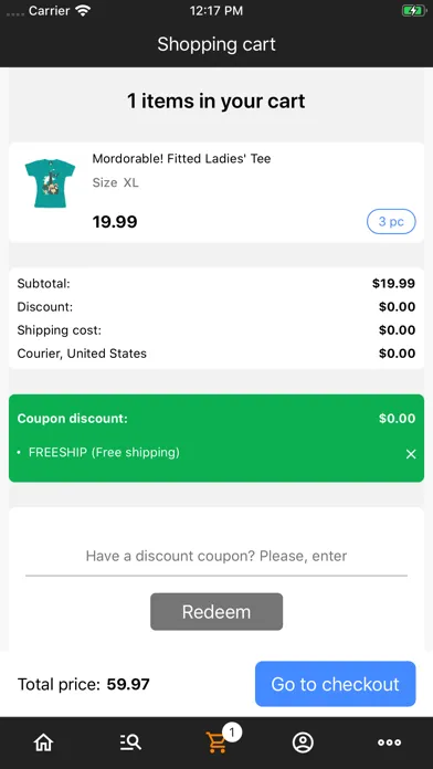 Скриншоты AppCart — Mobile Shopping