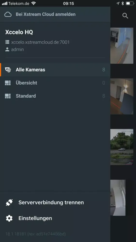 Screenshot di Xccelo Xstream Mobile