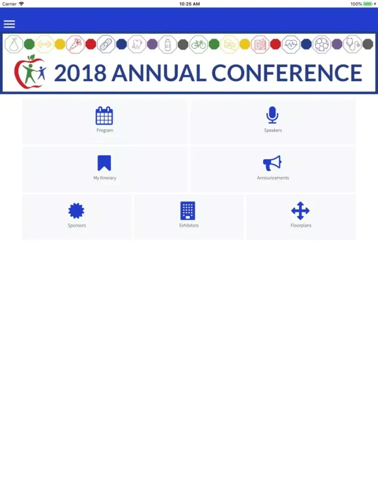 Ảnh chụp màn hình của ASHA 2018 iPad 