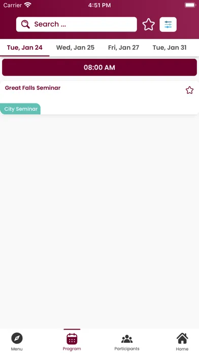 Скриншоты EOS 2023 Seminar Mobile App