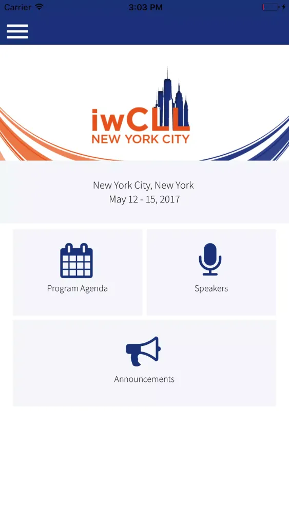 ภาพหน้าจอของ iwCLL 2017