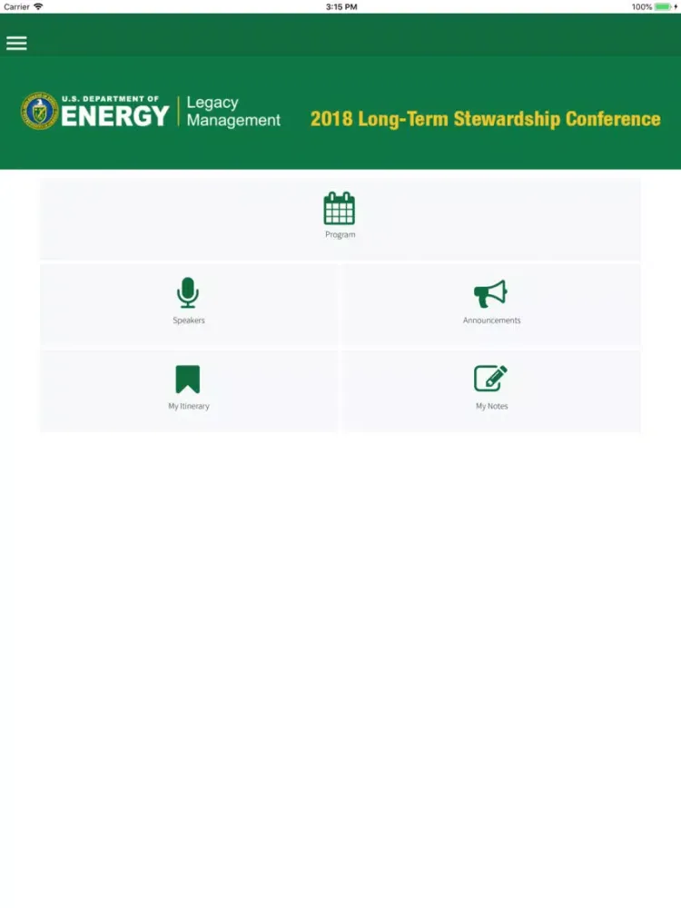 2018 LTS Conference iPad سکرین شاٹس