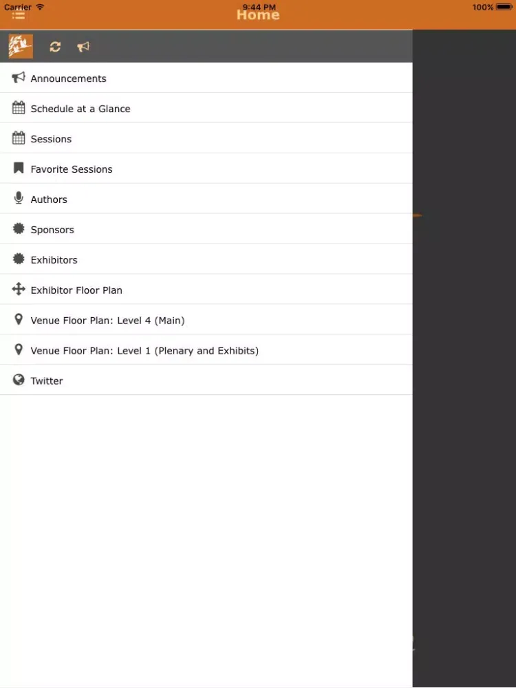NACCB 2016 iPad  Screenshots