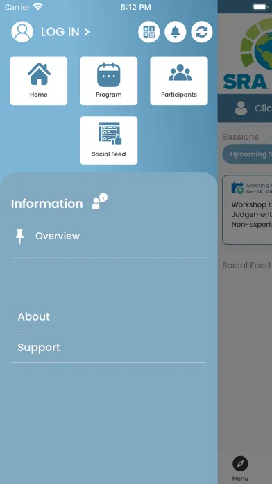 ภาพหน้าจอของ SRA 2022