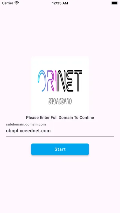 Capturas de pantalla de Orinet Broadband Subscriber