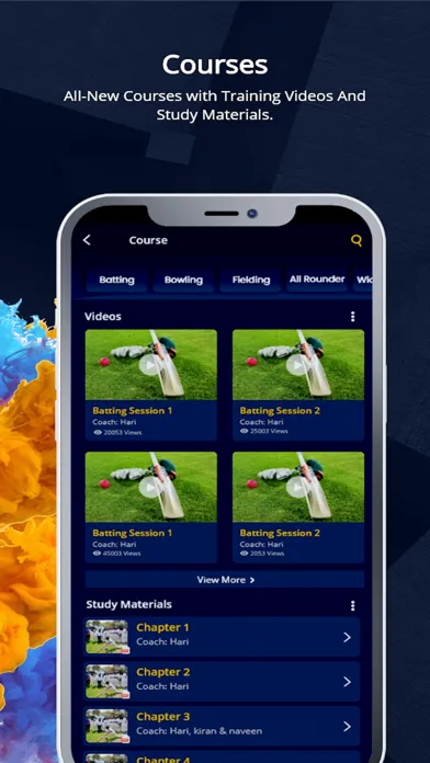 Ảnh chụp màn hình của Cricketor