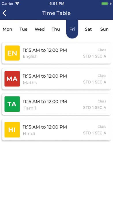 Capturas de pantalla de IntelSchool