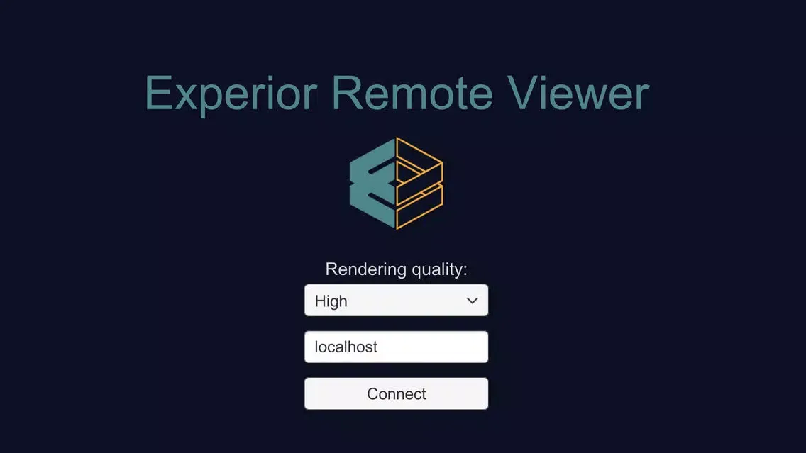 Ảnh chụp màn hình của Experior Remote Viewer