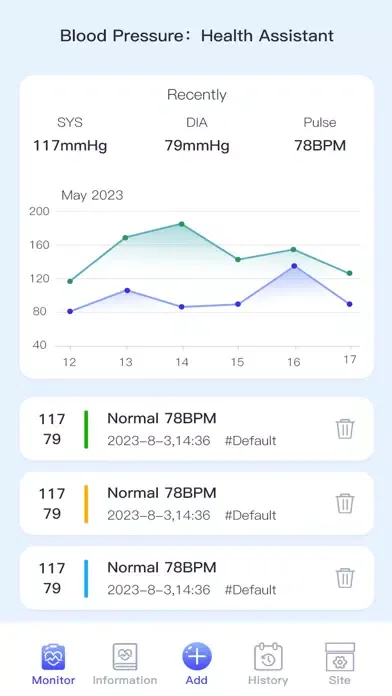 Blood Pressure:Healthy Partner应用截图