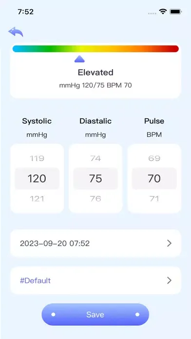Blood Pressure:Healthy Partner应用截图