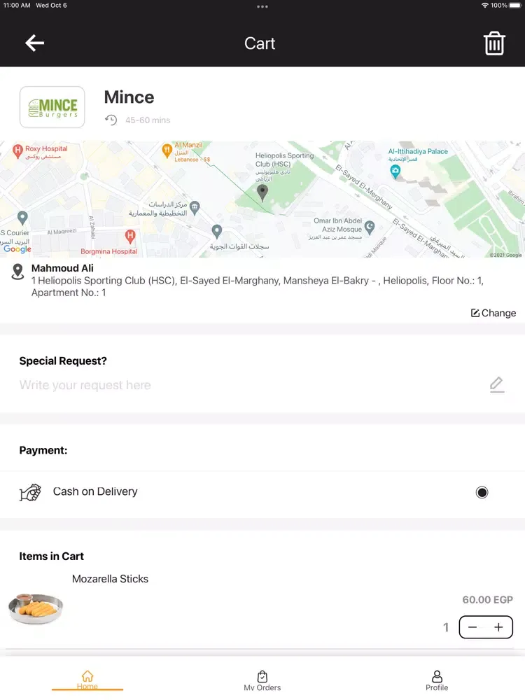 MI Eats iPad 应用截图