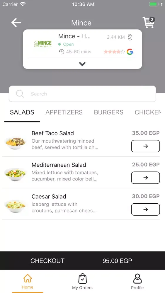 MI Eats应用截图
