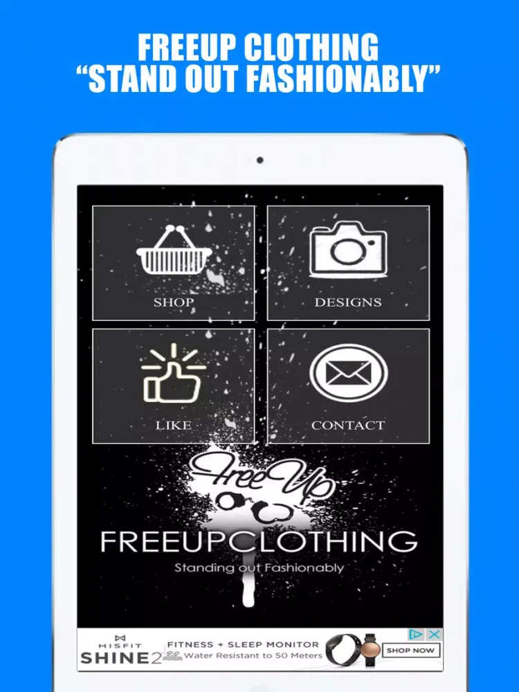 FreeUp Clothing iPad  Ekran Görüntüleri