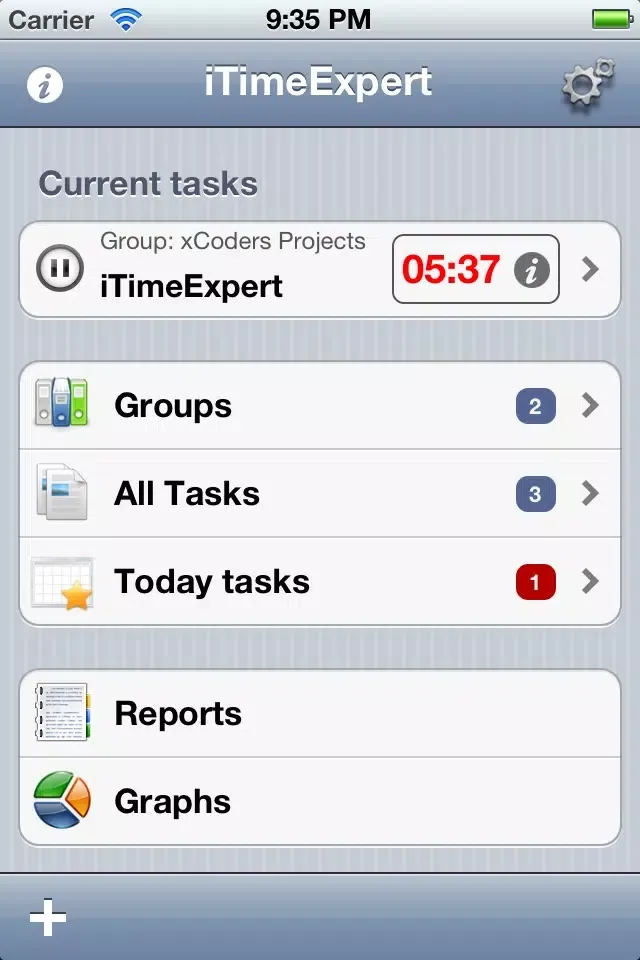 iTimeExpert: Time tracking system (FREE)应用截图