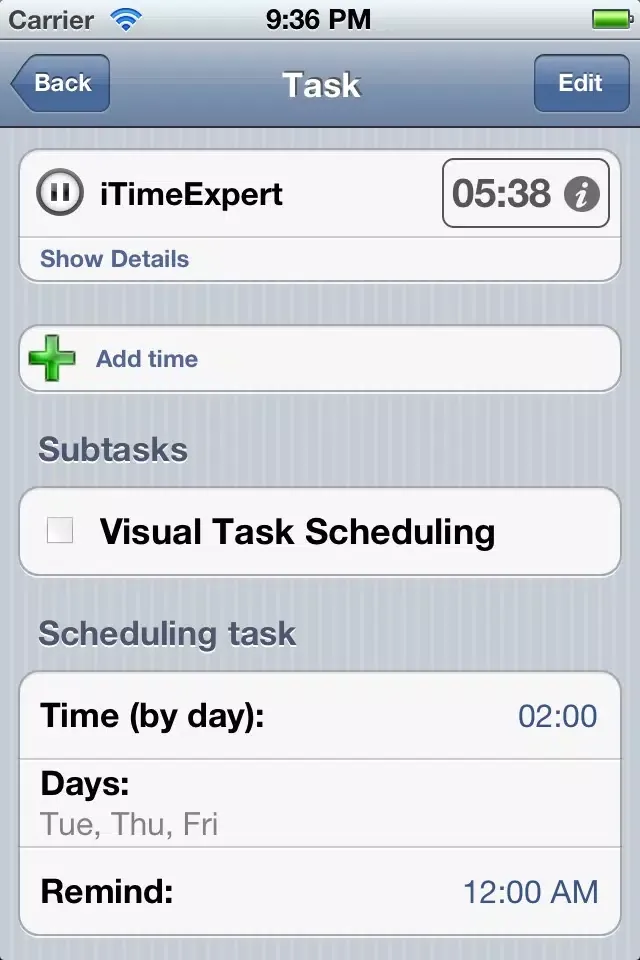 iTimeExpert: Time tracking system (FREE)应用截图