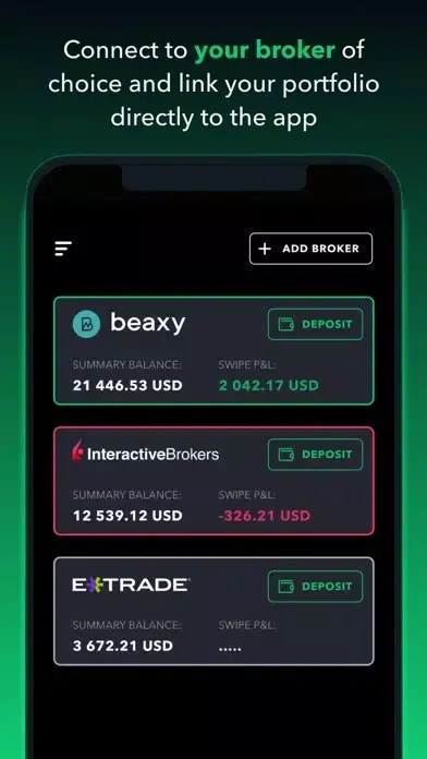 Captures d'écran de Swiper Trade