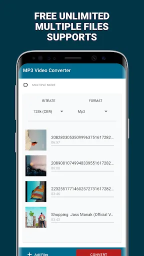 Capturas de tela do MP3 Converter - Extract Audio